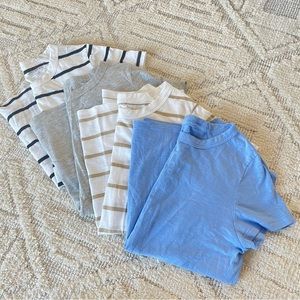 Banana Republic | Cozy Slub T-shirt Tee SET OF 4 | Size Small